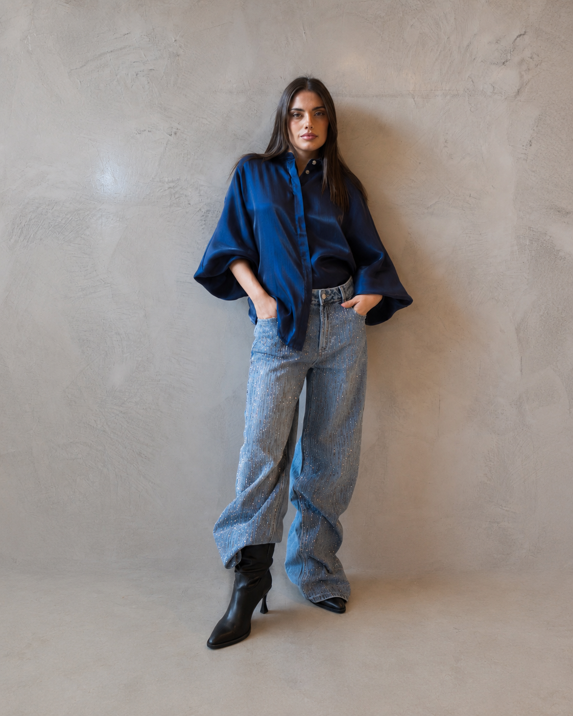 Jean Rainy Blue