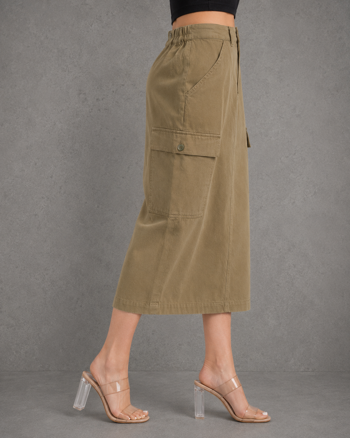 Pollera Cargo Olive