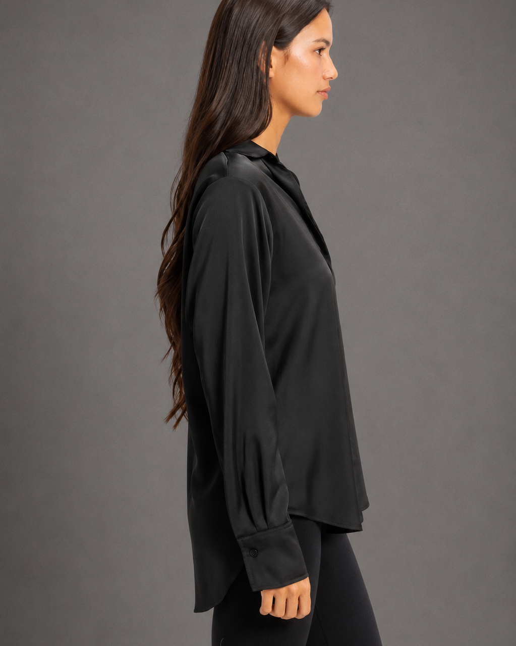 Camisa Satinada Black