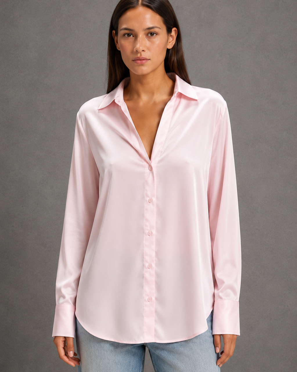 Camisa Satinada Rose