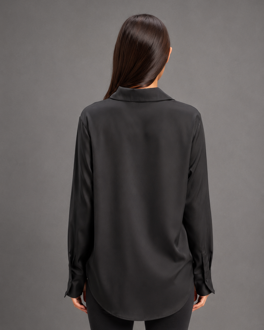 Camisa Satinada Black