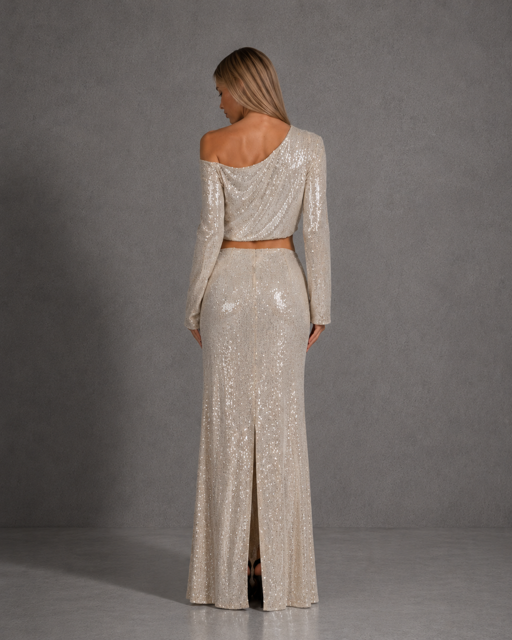 Set Lentejuelas Champagne