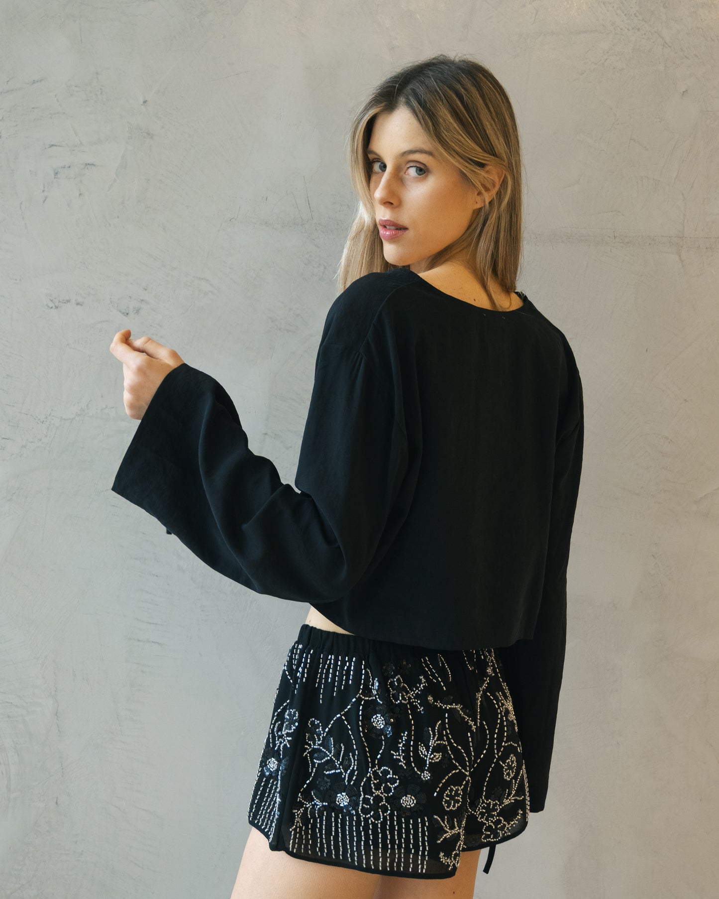 Short Veda Chiffon Flor