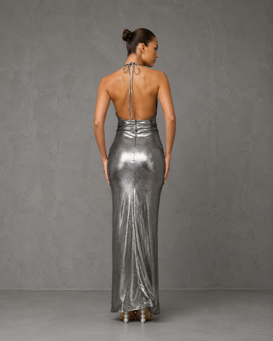 Vestido metallic