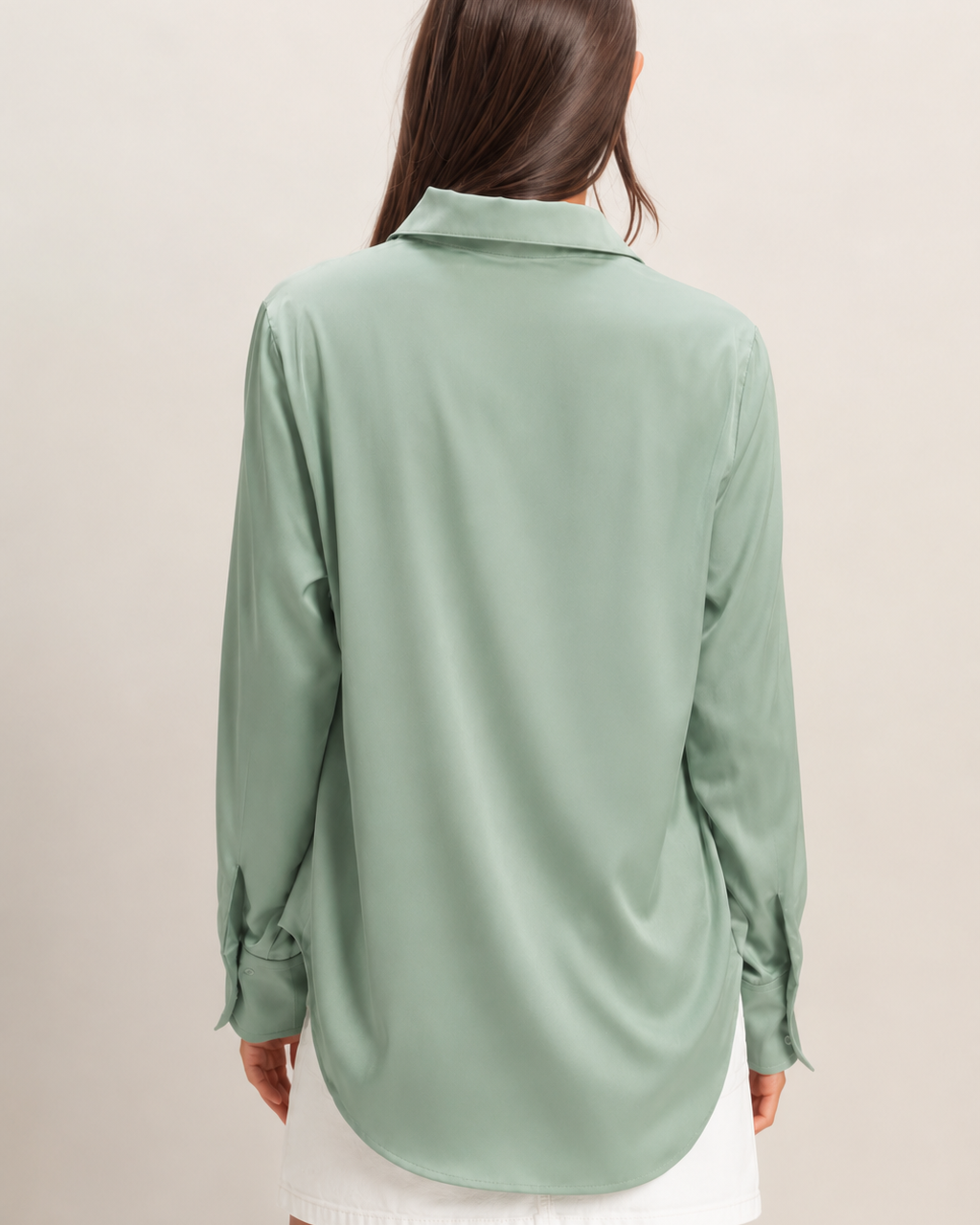 Camisa Satinada Aqua