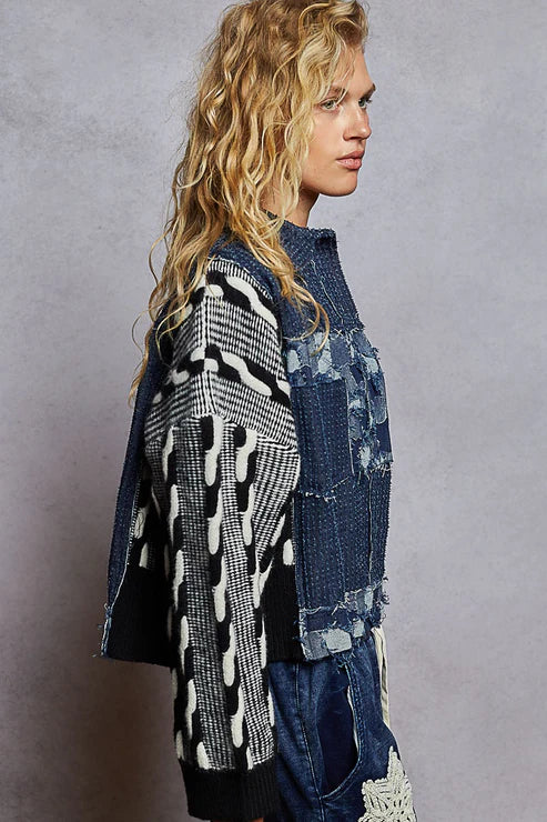 Jacket Denim Black