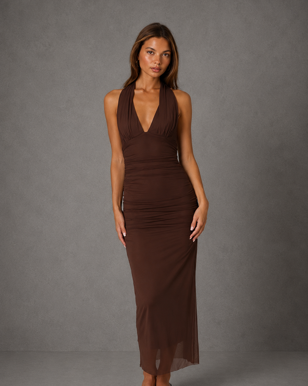 Chocolate Midi Dress