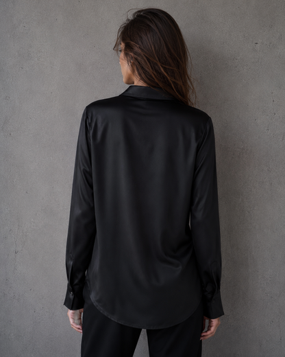 Camisa Satinada Black