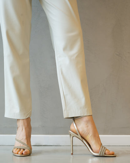 Pantalón White Leather