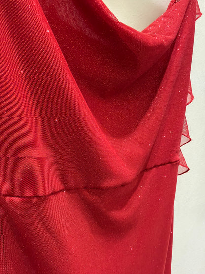 Side Red Dress