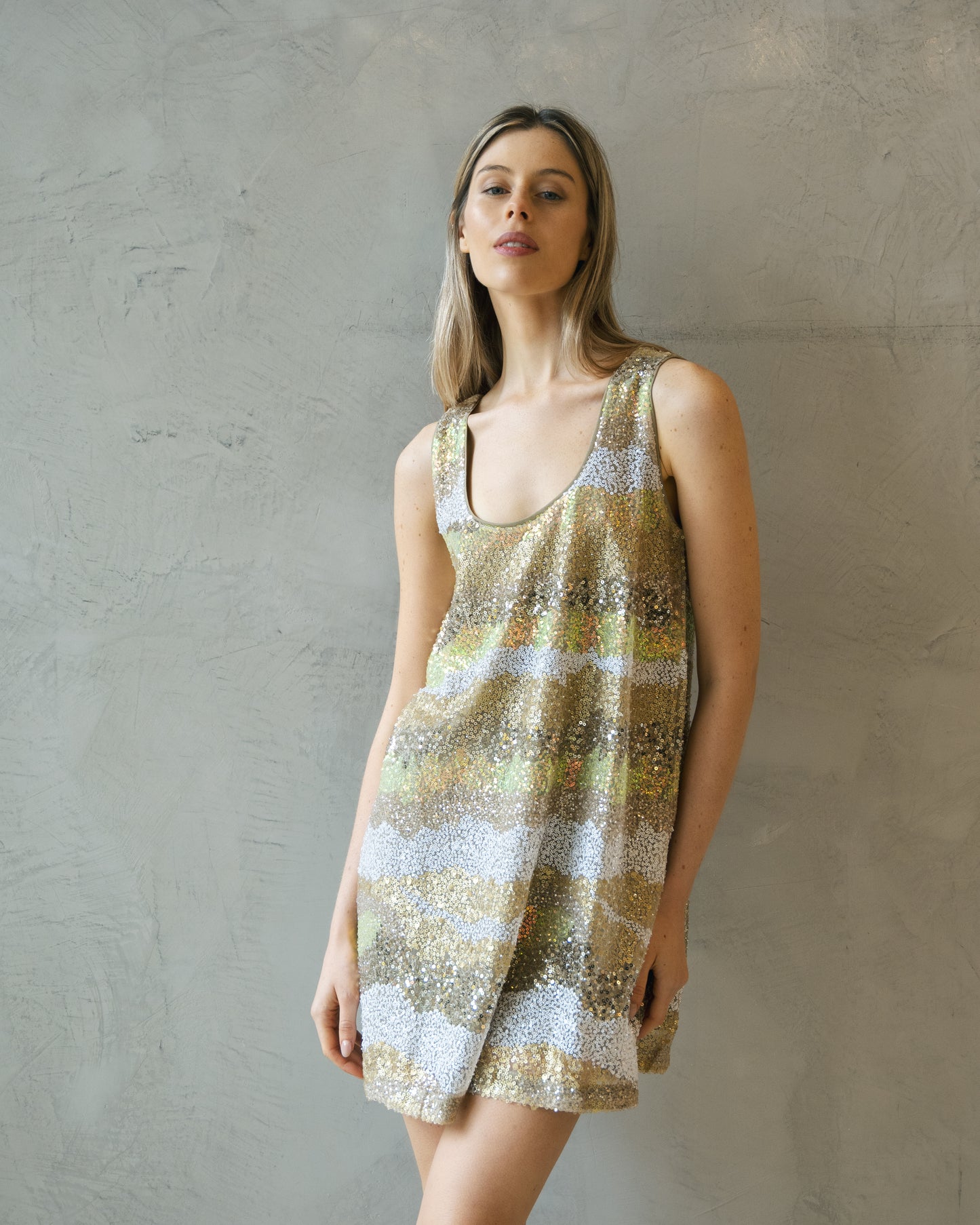 Vestido Vegas Gold