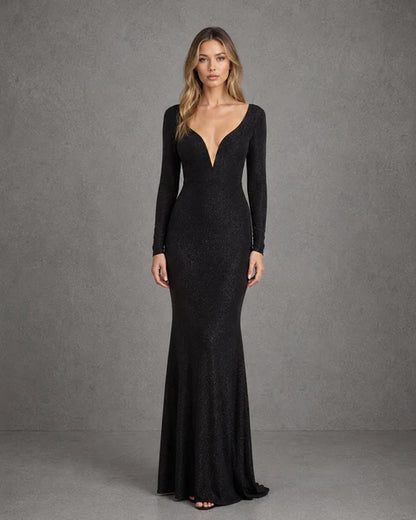 Vestido Largo De Fiesta Stretch ity Glitter