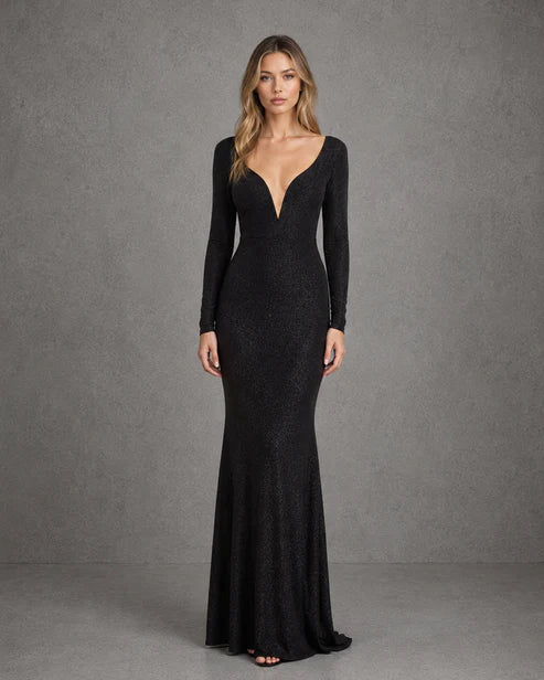 Vestido Largo De Fiesta Stretch ity Glitter